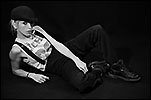 photo jess allonge noir et blanc